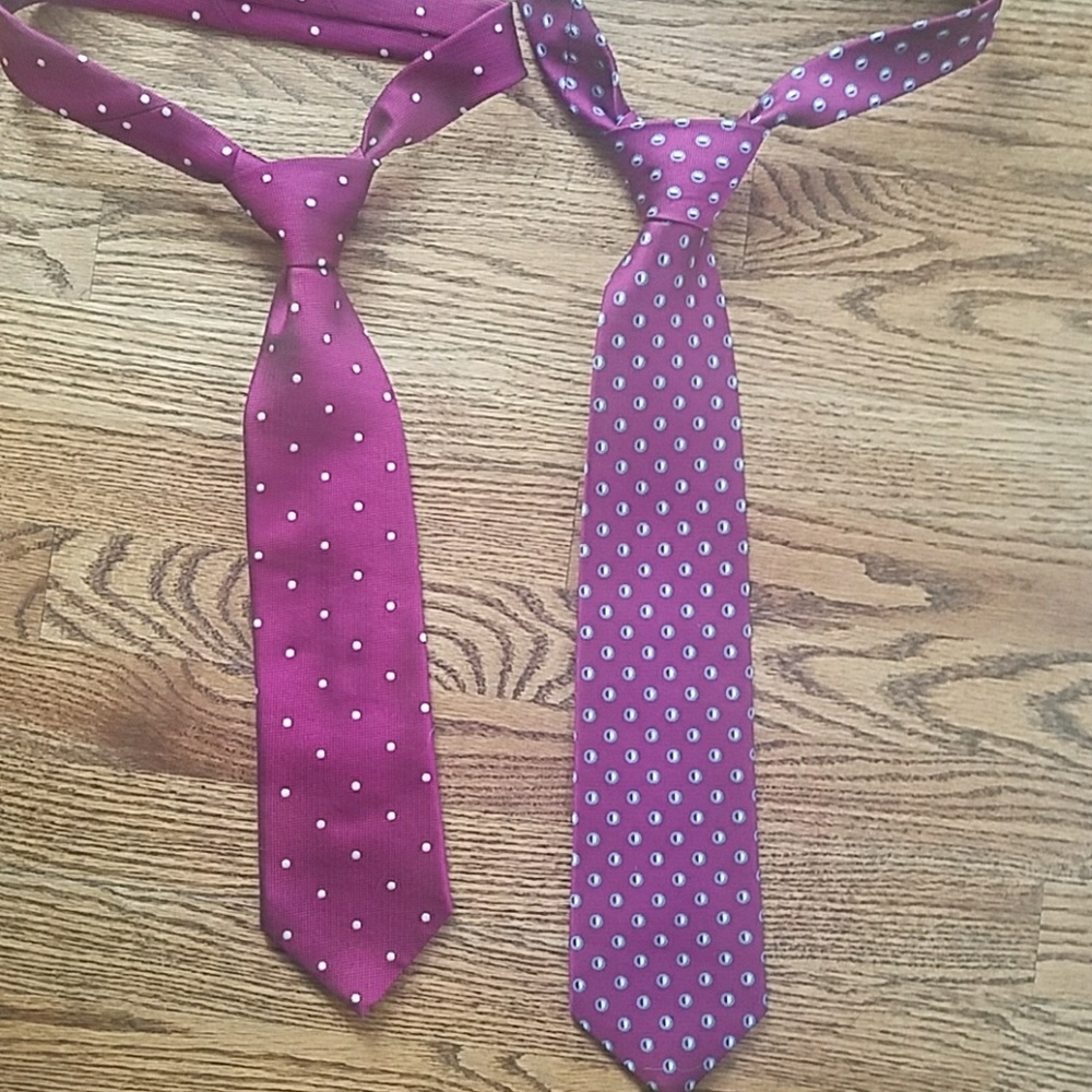 Two Brooks Brothers Purple Ties